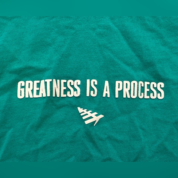 Men’s Paper Planes Greatness Is A Process Jay-Z Blue Teal/White T-Shirt- 3XL - Picture 2 of 11